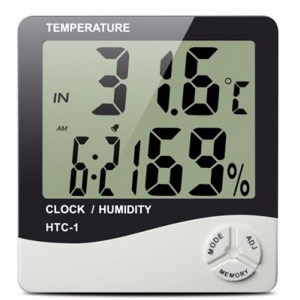 Thermometer Hygrometer HTC2 with added probe