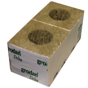 Grodan 3" Large Hole Rockwool Cubes